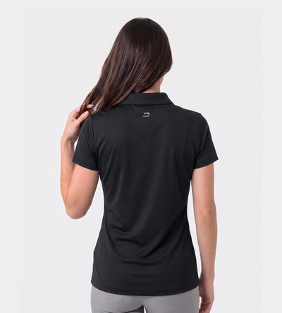 LADIES CLUBHOUSE POLO - NOIR