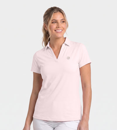 LADIES CLUBHOUSE POLO - BLUSH