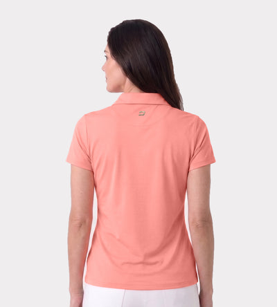 LADIES CLUBHOUSE POLO - CORAIL