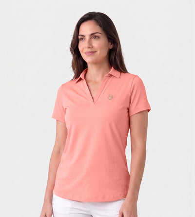 LADIES CLUBHOUSE POLO - CORAIL