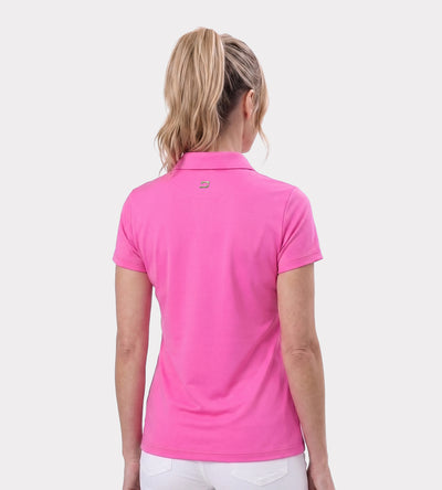 LADIES CLUBHOUSE POLO - ROSE