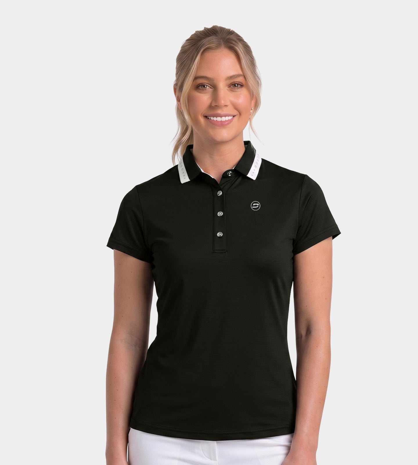 LADIES COUTURE POLO - NOIR