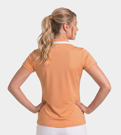 LADIES COUTURE POLO - CORAIL