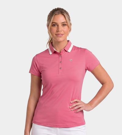 LADIES COUTURE POLO - ROSE