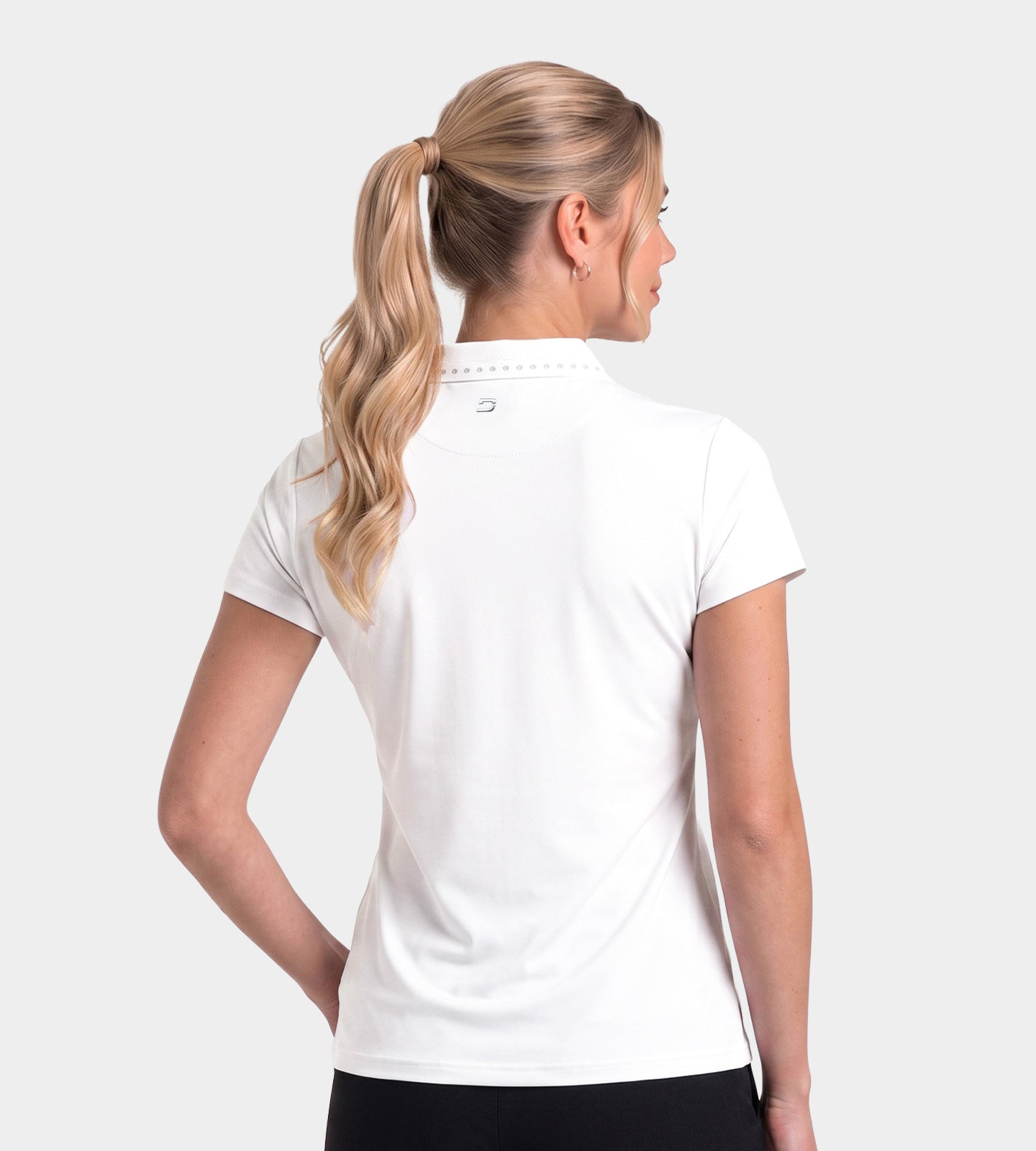 LADIES COUTURE POLO - BLANC