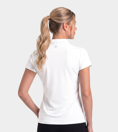 LADIES COUTURE POLO - BLANC