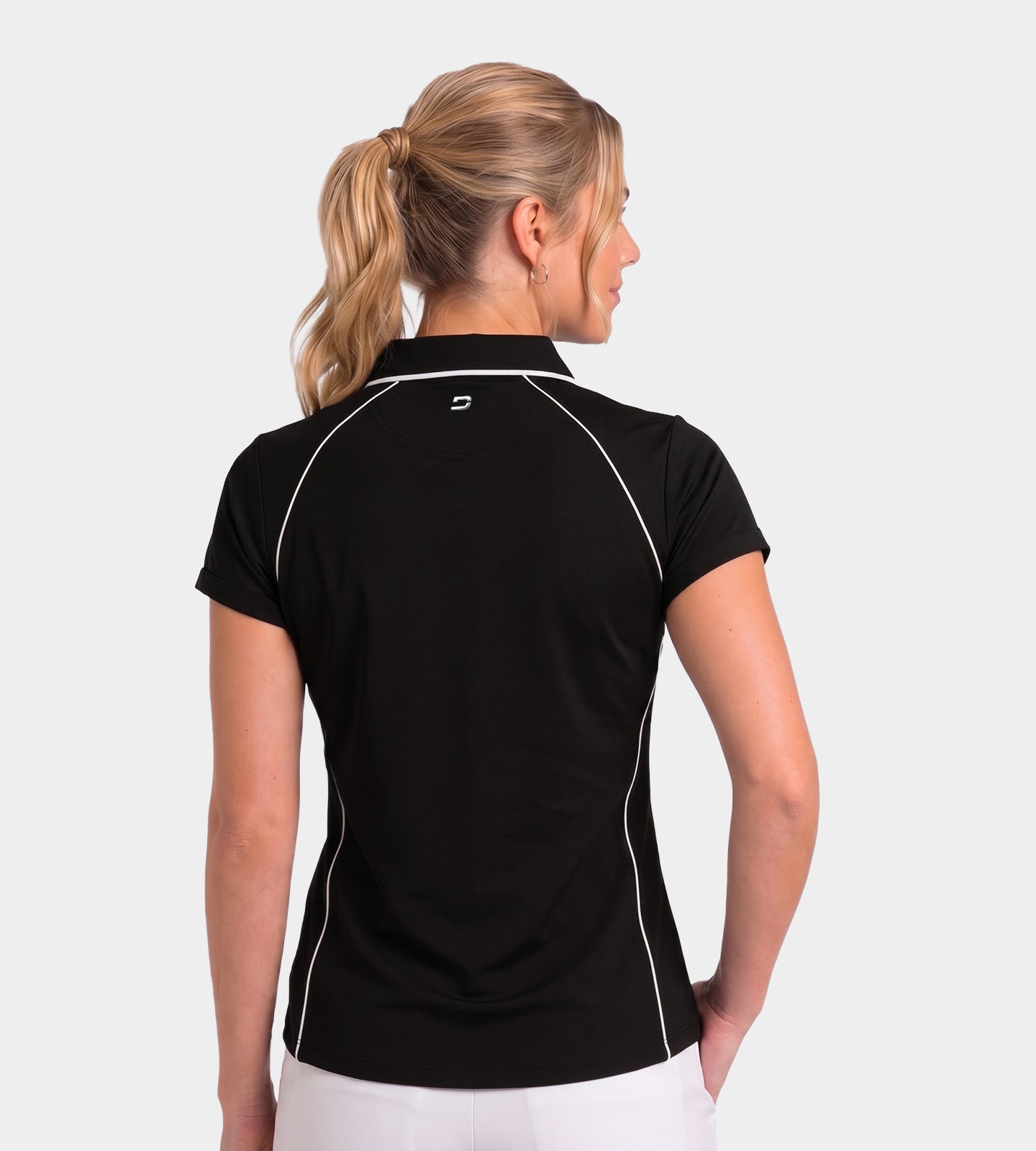 LADIES FORM POLO - NOIR