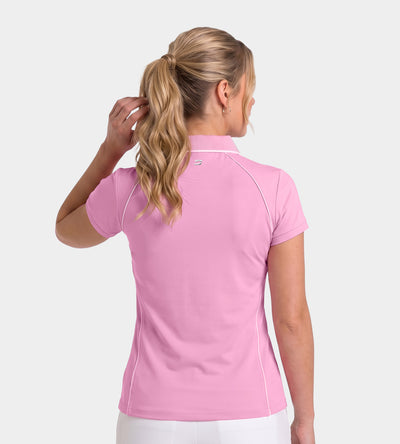 LADIES FORM POLO - ROSE