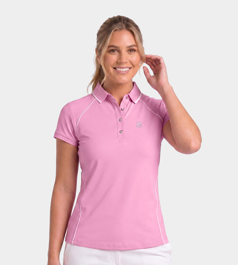 LADIES FORM POLO - PINK