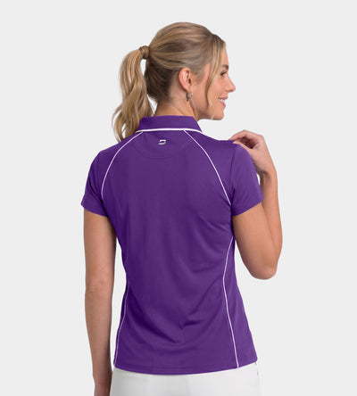 LADIES FORM POLO - POURPRE
