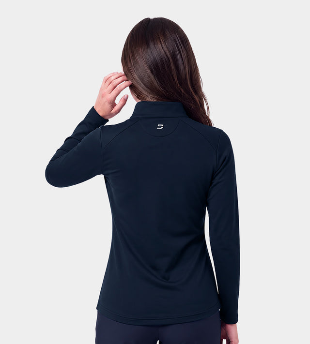 LADIES HEART MIDLAYER - MARINO