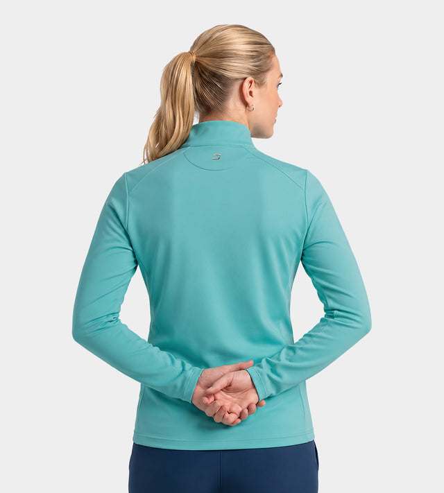 LADIES HEART MIDLAYER - TEAL
