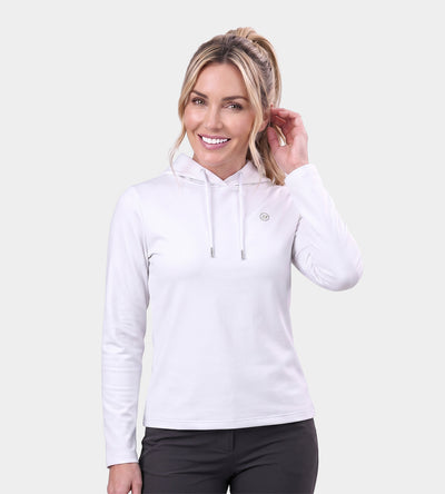 LADIES HESSIE HOODIE - BLANC