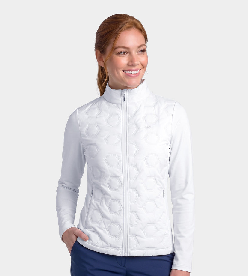 LADIES HEXA PERFORMANCE JACKET - BLANC