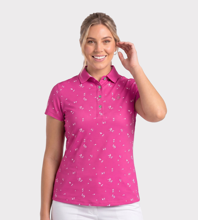 LADIES LILY POLO - PINK