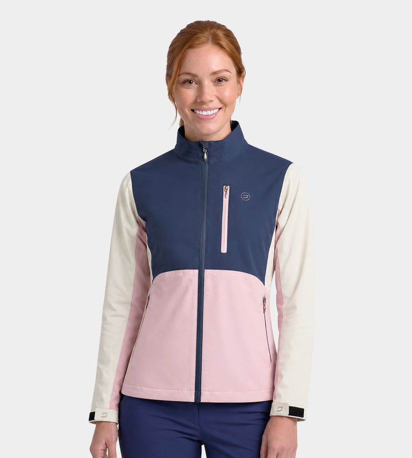 LADIES STORME RAIN JACKET - NAVY