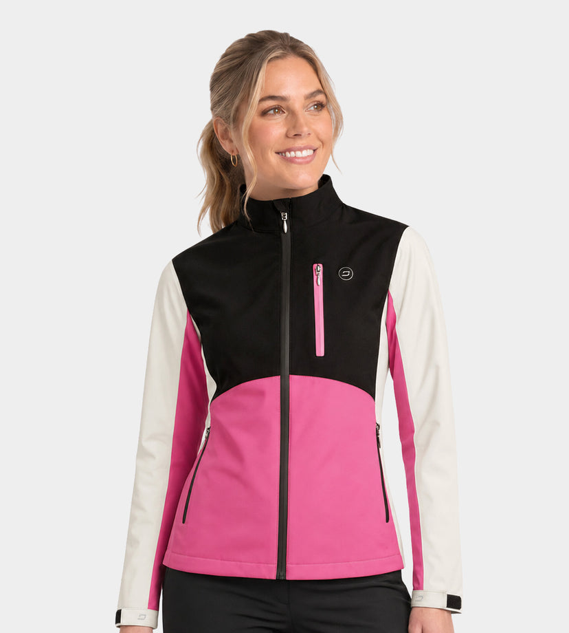 LADIES STORME RAIN JACKET - PINK