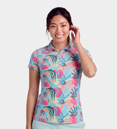 LADIES TROPIC POLO - VERT