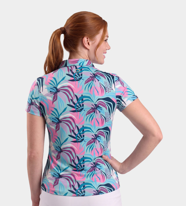 LADIES TROPIC POLO - VERDE MENTA