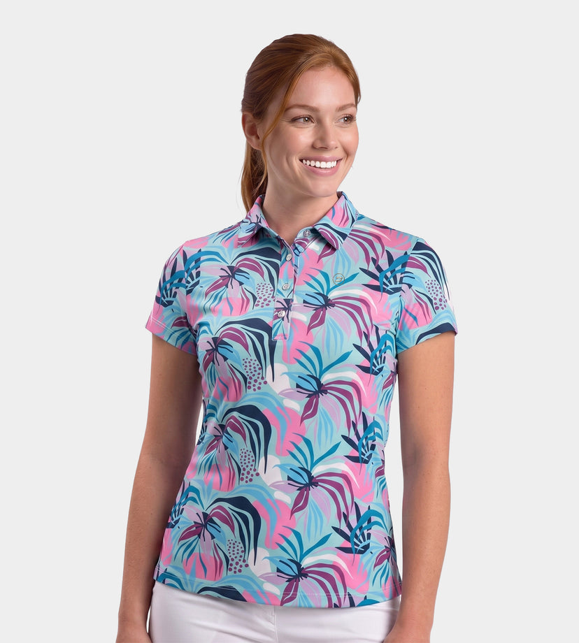 LADIES TROPIC POLO - VERDE MENTA