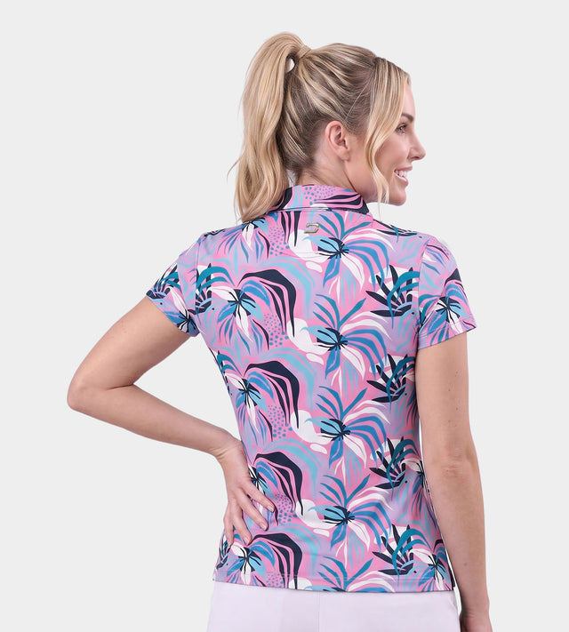 LADIES TROPIC POLO - ROSA