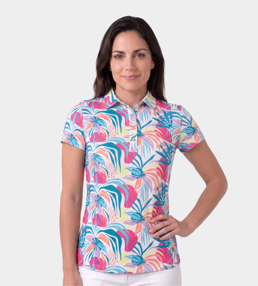 LADIES TROPIC POLO - BLANCO