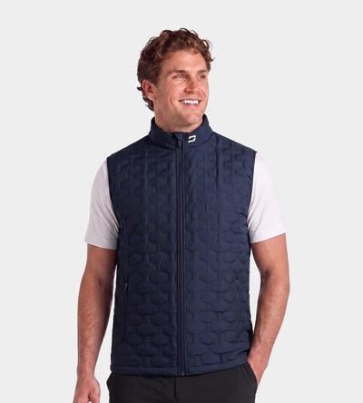 LUNAR DOT GILET - MARINEBLAU