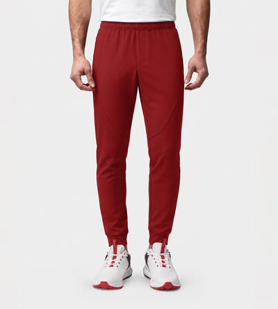 LUXE GOLF JOGGERS - BURGUNDY