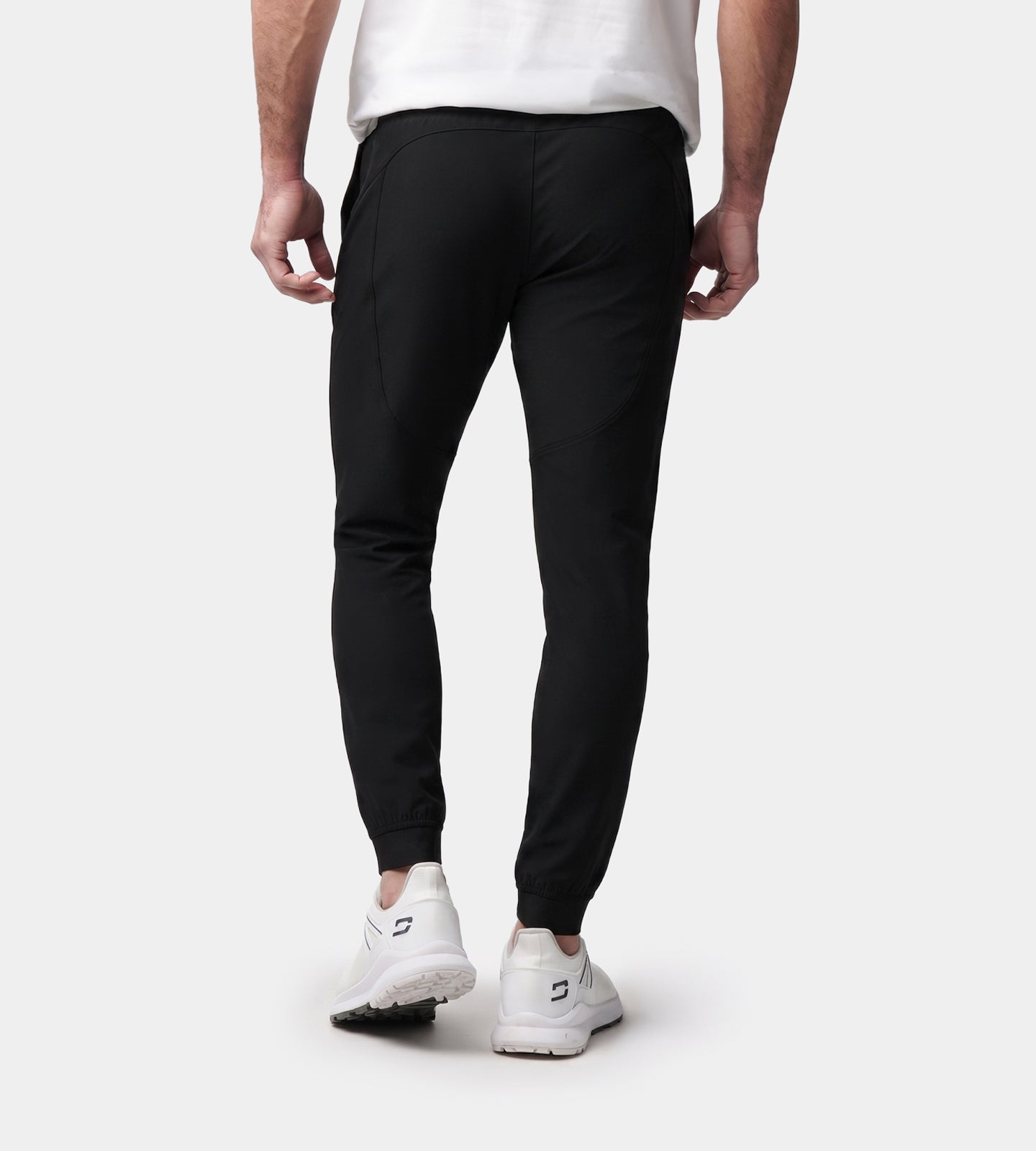 LUXE GOLF JOGGERS - BLACK