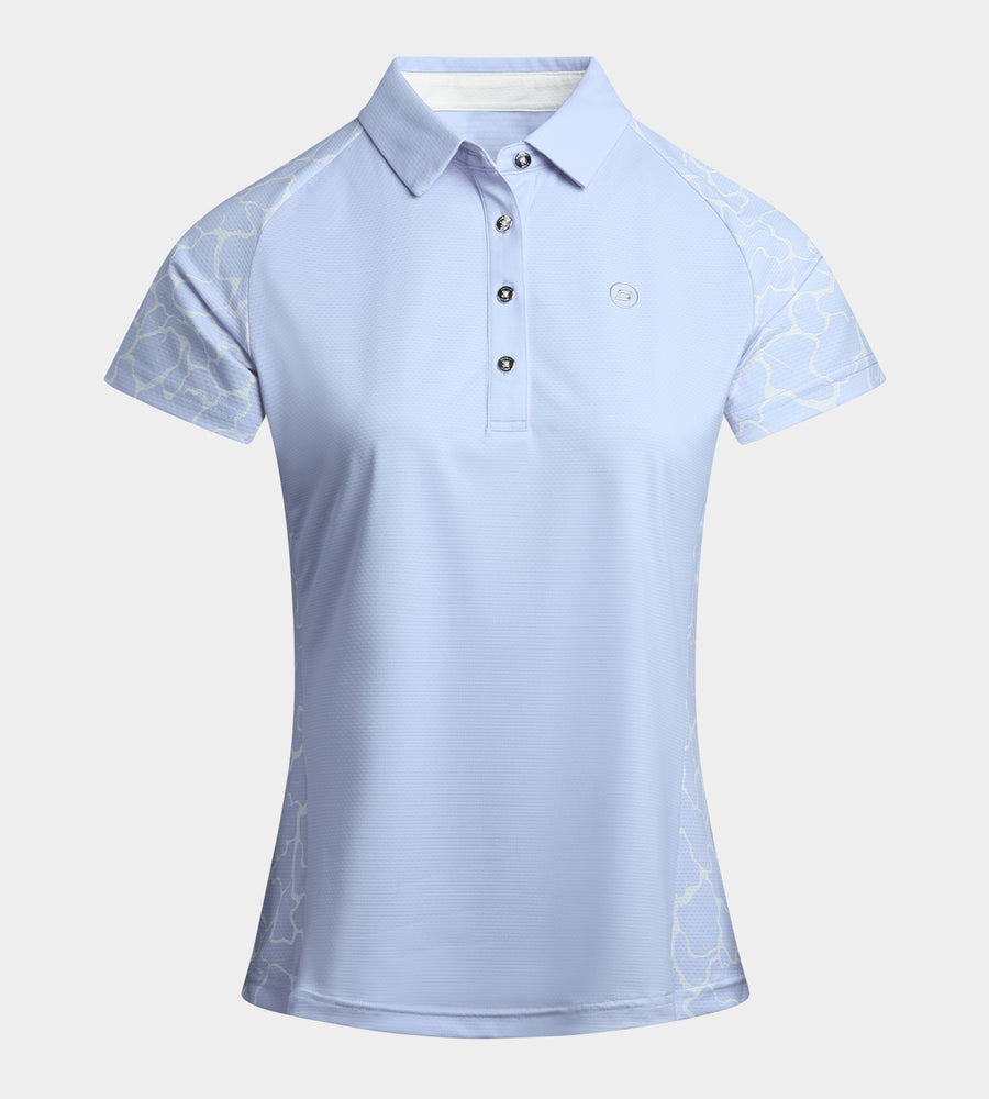 LADIES APEX POLO - LIGHT BLUE