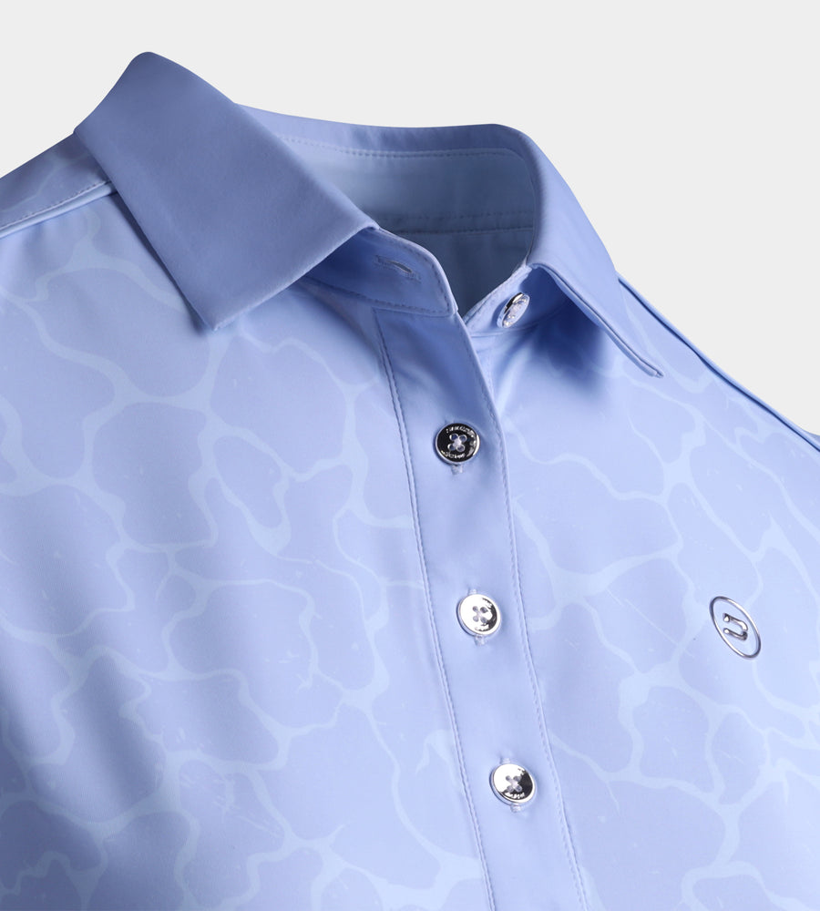 LADIES BLISS POLO - BLUE