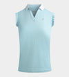 LADIES CAPPED POLO - MENTHE