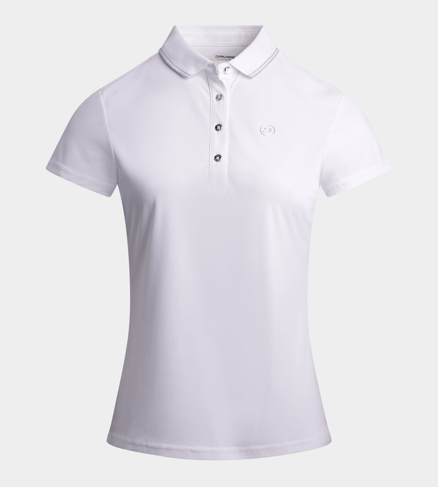 LADIES CLASSIC FIT POLO - WHITE