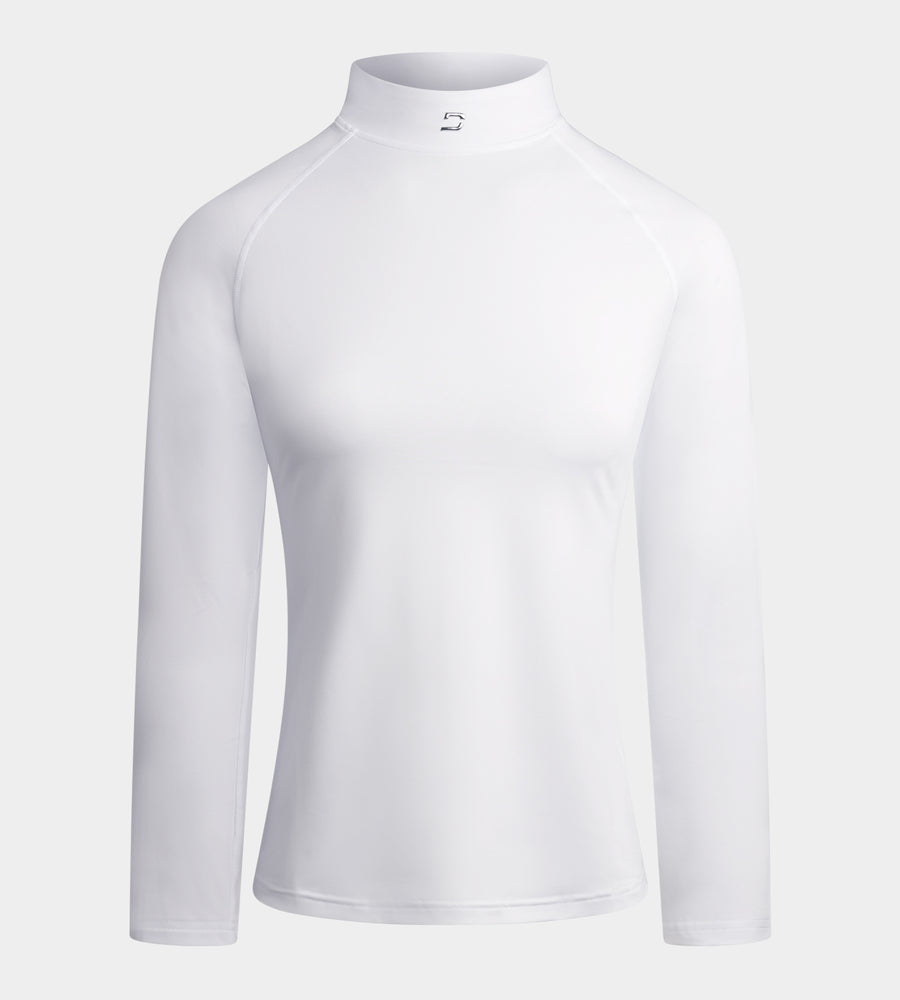 LADIES CREW BASELAYER - WIT