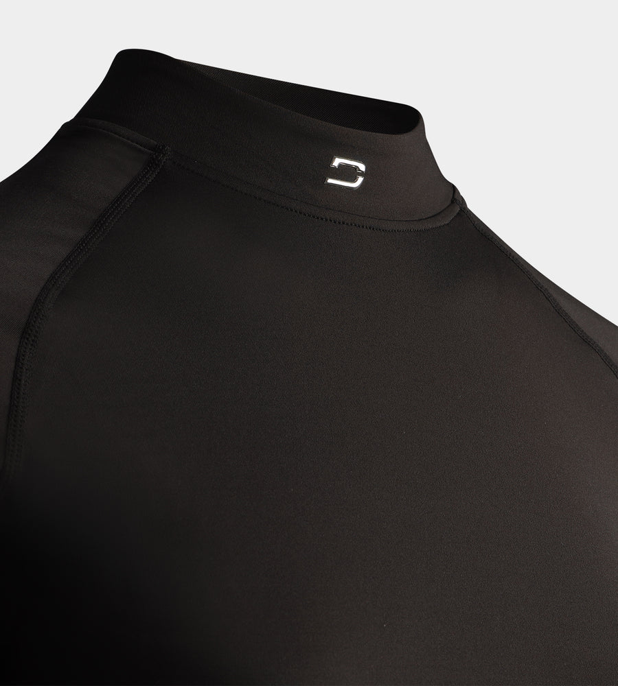 LADIES CREW BASELAYER - ZWART