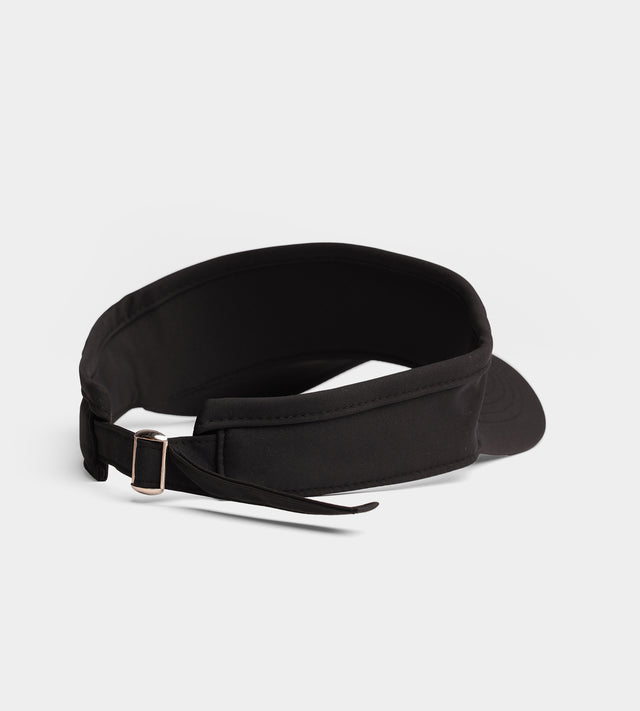 LADIES GOLF VISOR - NERO