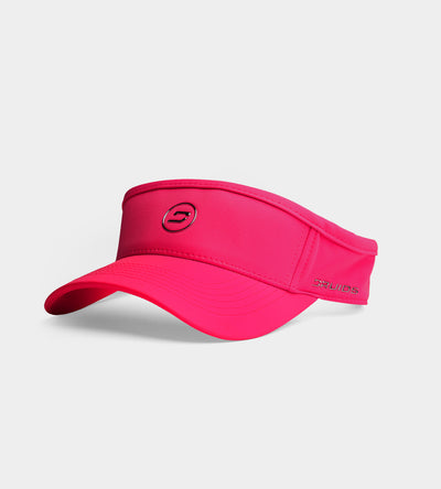 LADIES GOLF VISOR - BRIGHT ROSE