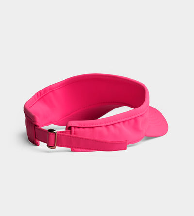 LADIES GOLF VISOR - BRIGHT ROSE