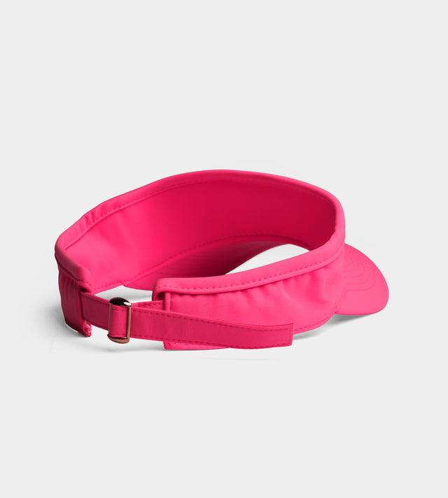 LADIES GOLF VISOR - BRIGHT PINK