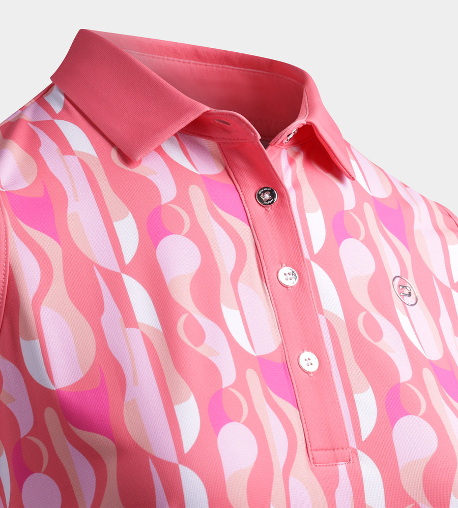 LADIES GRIFFON POLO - CORAL