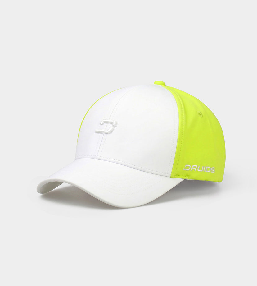 LADIES PRO CAP - WHITE/ LIME
