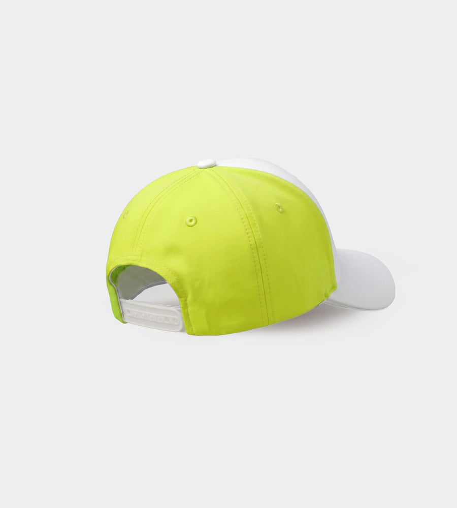 LADIES PRO CAP - WHITE/ LIME