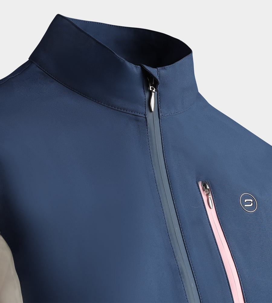 LADIES STORME RAIN JACKET - MARINO