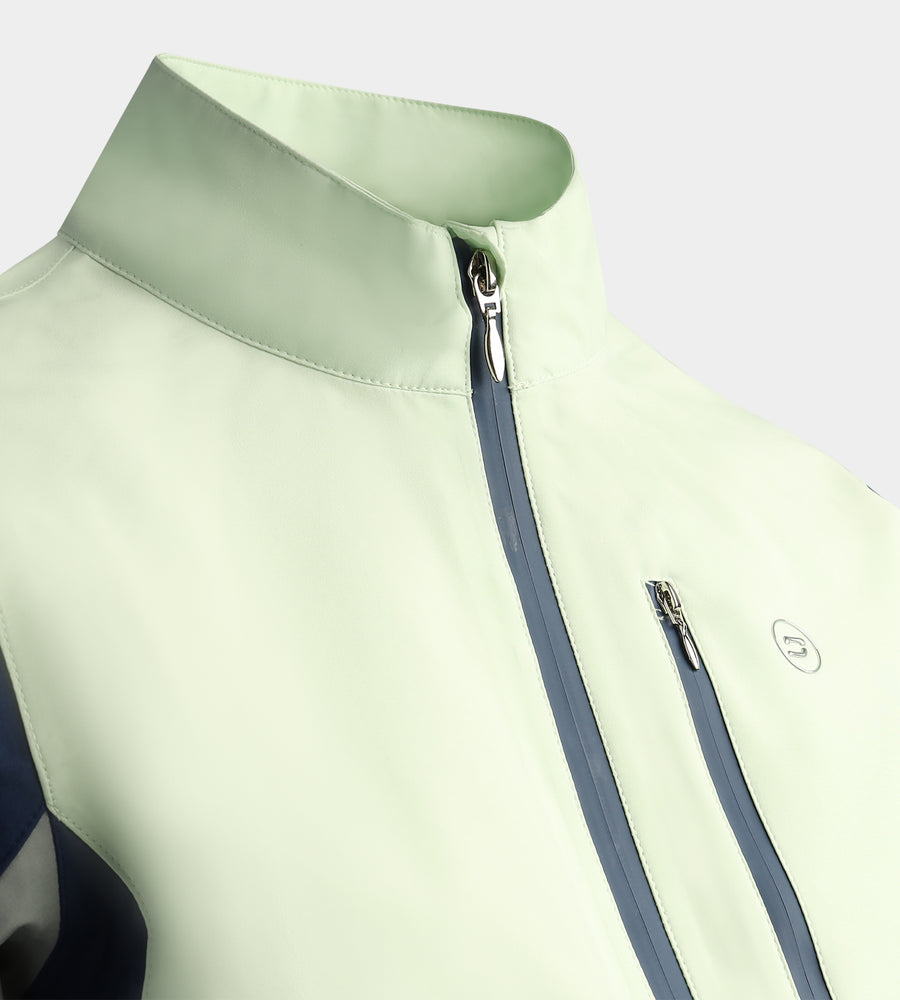 LADIES STORME RAIN JACKET - VERDE MENTA