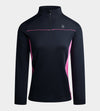 LADIES CROSS COUNTRY MIDLAYER - BLACK