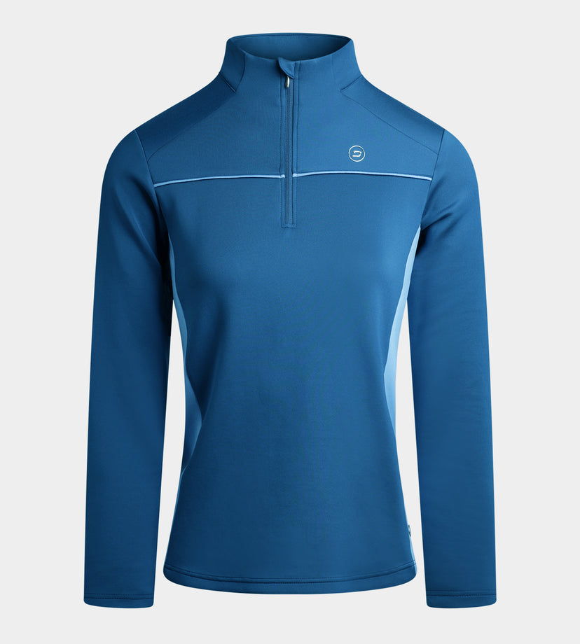 LADIES CROSS COUNTRY MIDLAYER - NAVY