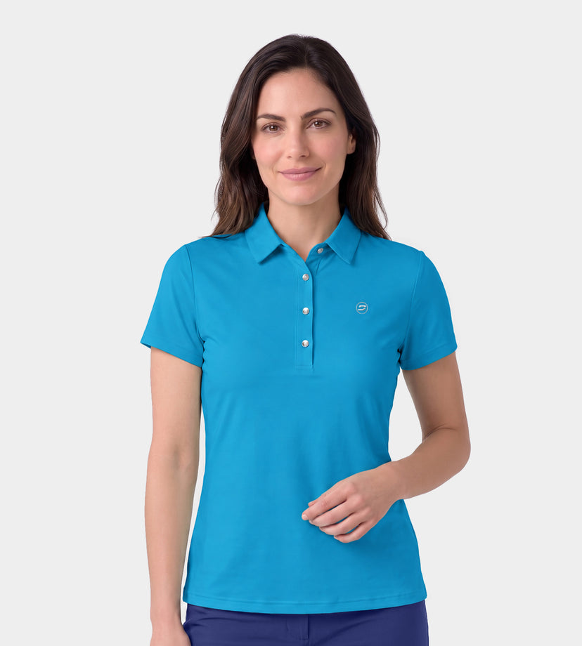 LADIES ELITE POLO - TEAL