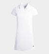 LADIES POLO ESSENTIAL DRESS - WHITE
