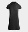 LADIES POLO ESSENTIAL DRESS - BLACK