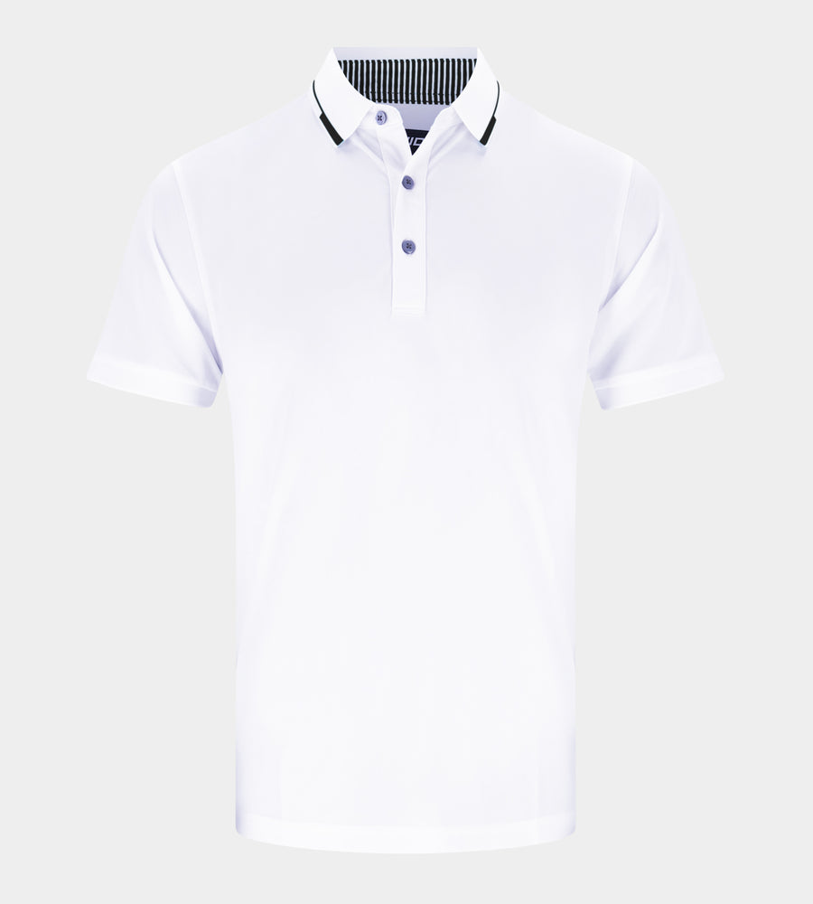 LEADER POLO - WHITE